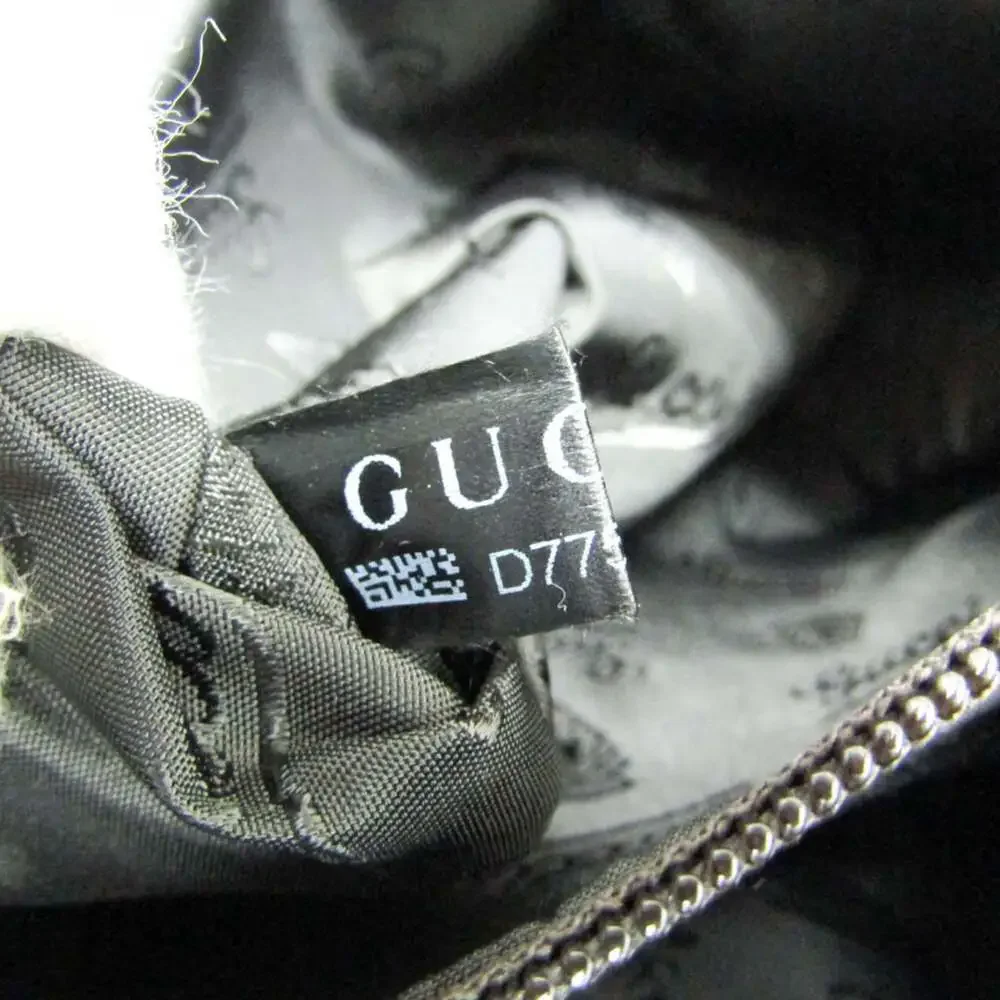 GUCCI Brown Leather Boston Bag